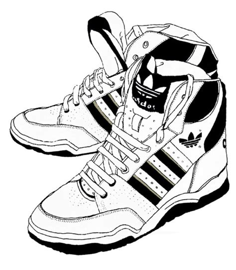 ausmalbilder adidas schuhe